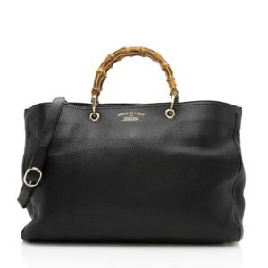 Gucci Leather Bamboo Large Shopper Tote (SHF-12821) | AlmaBagz