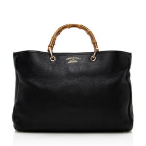 Gucci Leather Bamboo Large Shopper Tote - FINAL SALE | AlmaBagz