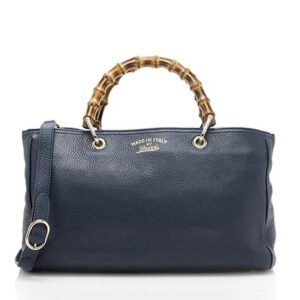 Gucci Leather Bamboo Medium Shopper Tote | AlmaBagz