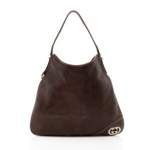 Gucci Leather Britt Medium Hobo | AlmaBagz
