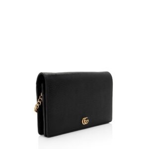 Gucci Leather GG Marmont Mini Chain Bag (SHF-x0poGV) | AlmaBagz