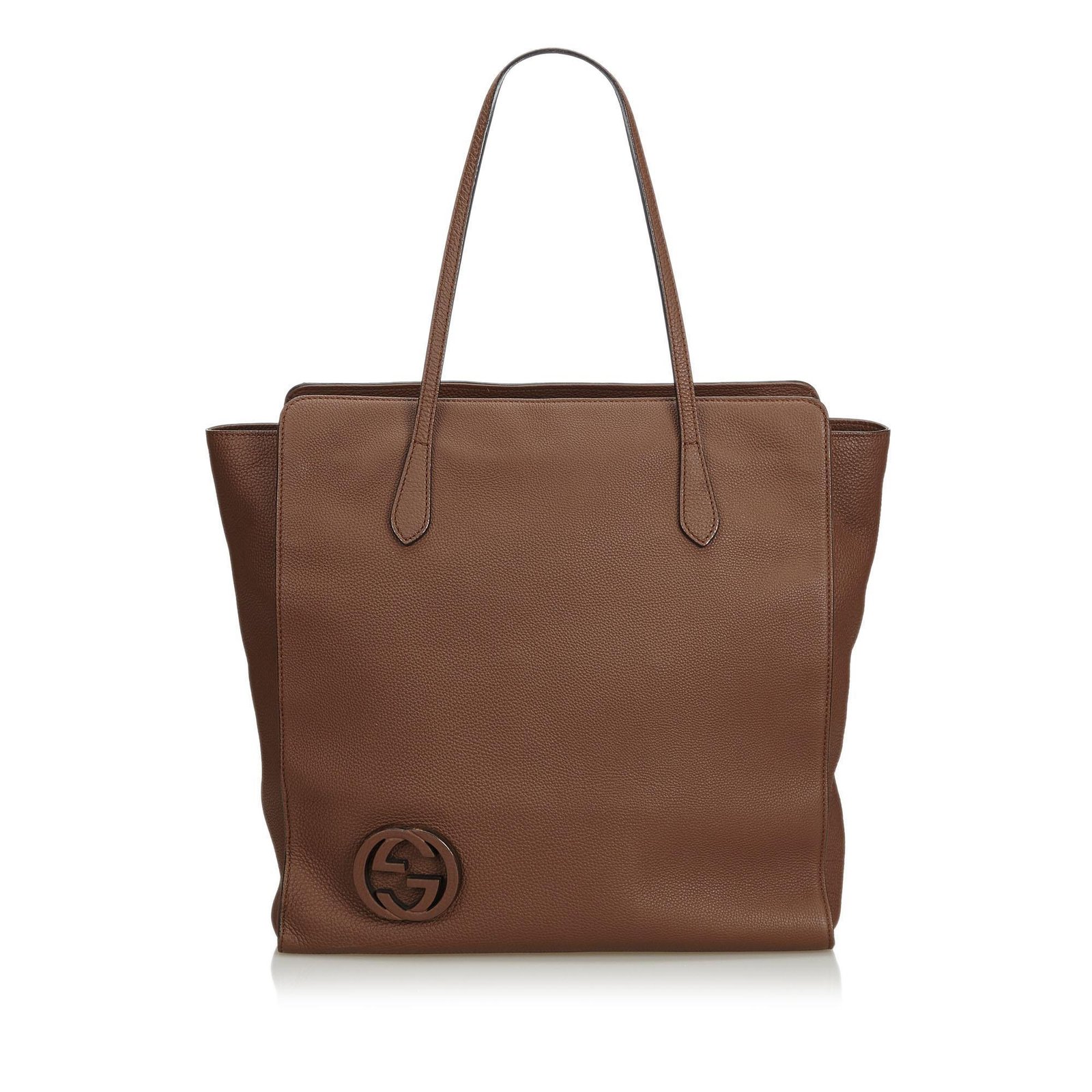 Gucci Leather GG Tote (SHF-12170) | AlmaBagz