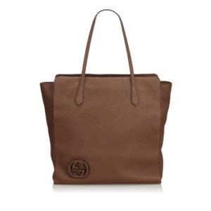 Gucci Leather GG Tote | AlmaBagz
