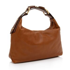 Gucci Leather Horsebit Medium Hobo (SHF-WR9LR9) | AlmaBagz