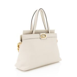 Gucci Calfskin Interlocking G Top Handle Bag (SHF-sjQV4q) | AlmaBagz