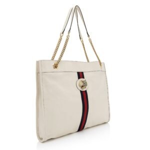 Gucci Leather Rajah Large Tote (SHF-cFWNwM) | AlmaBagz