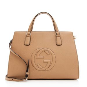 Gucci Leather Soho Medium Top Handle Satchel | AlmaBagz