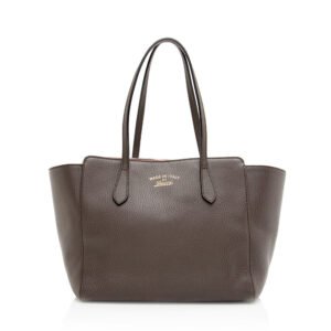 Gucci Leather Swing Small Tote | AlmaBagz