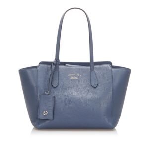 Gucci Leather Swing Tote Bag (SHG-18757) | AlmaBagz