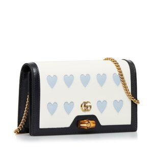 Gucci Lovelight Bamboo Diana Wallet on Chain (SHG-lali2Q) | AlmaBagz