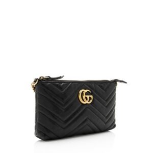 Gucci Matelasse Leather GG Marmont Mini Chain Bag (SHF-CwKDsc) | AlmaBagz