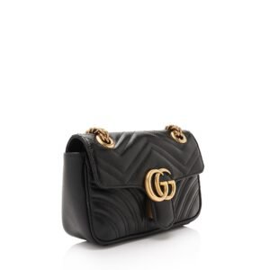 Gucci Matelasse Leather GG Marmont Mini Shoulder Bag (SHF-iWJZlj) | AlmaBagz