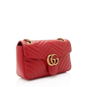 Gucci Matelasse Leather GG Marmont Small Bag (SHF-ijRyek) | AlmaBagz