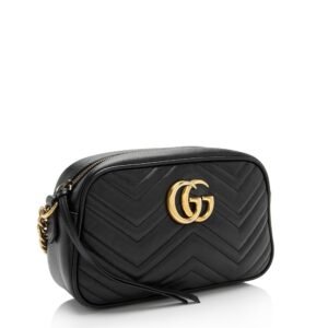 Gucci Matelasse Leather GG Marmont Small Shoulder Bag (SHF-Abtg9L) | AlmaBagz
