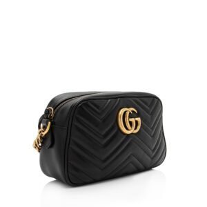 Gucci Matelasse Leather GG Marmont Small Shoulder Bag (SHF-no6urc) | AlmaBagz