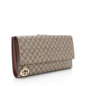 Gucci Micro GG Supreme Stars Continental Wallet (SHF-JX6vJI) | AlmaBagz