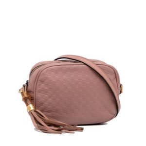 Gucci Microguccissima Bamboo Tassel Crossbody Bag (SHG-Obh29w) | AlmaBagz