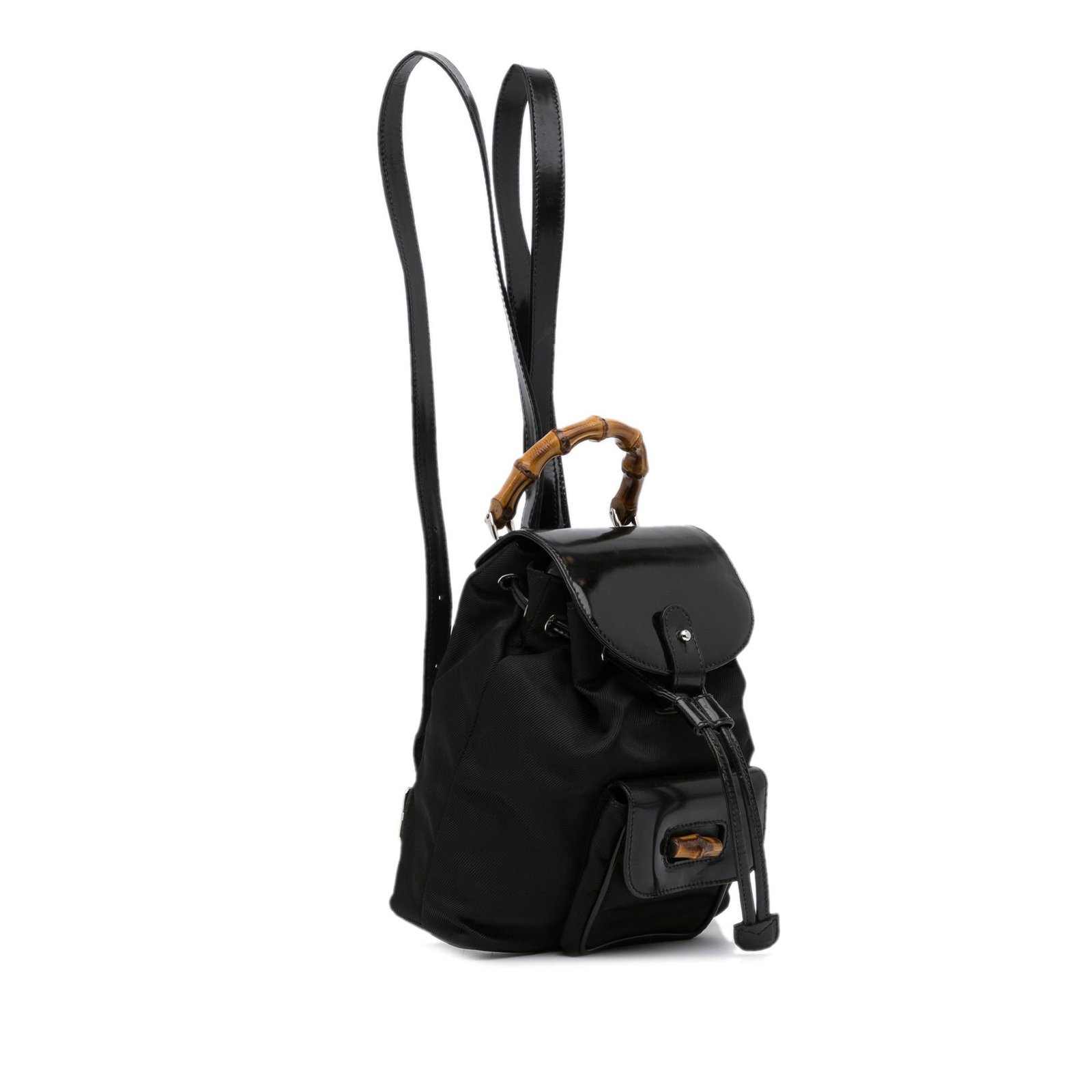 Gucci Mini Bamboo Backpack (SHG-cMpThL) | AlmaBagz