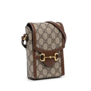 Gucci Mini GG Supreme Horsebit 1955 Crossbody Bag (SHG-fmvzee) | AlmaBagz