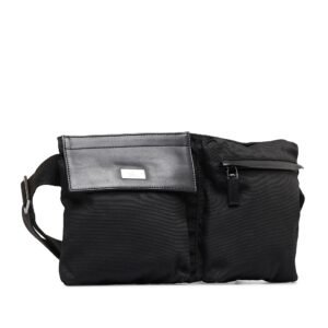 Gucci Nylon Double Pocket Belt Bag (SHG-CAEYaO) | AlmaBagz