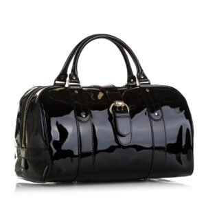 Gucci Patent Boston Bag (SHG-SjjnhF) | AlmaBagz