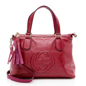 Gucci Glazed Leather Soho Working Tote | AlmaBagz
