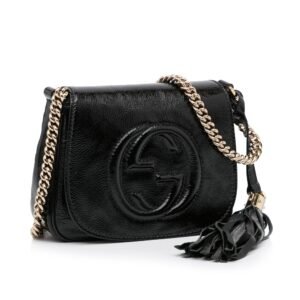 Gucci Patent Soho Flap Crossbody Bag (SHG-EIjZmu) | AlmaBagz