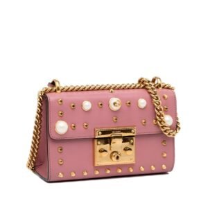 Gucci Pearl Studded Padlock (SHG-r5jgoa) | AlmaBagz