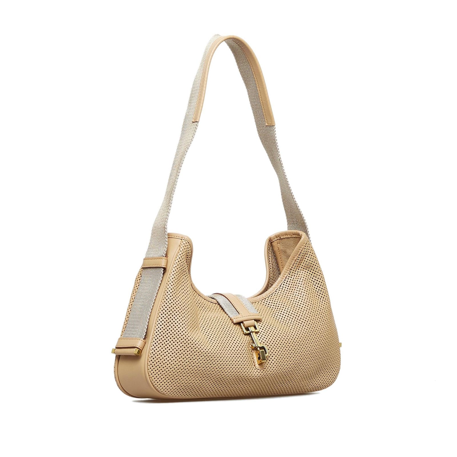 Gucci Perforated Jackie Shoulder Bag (SHG-FHA5EO) | AlmaBagz