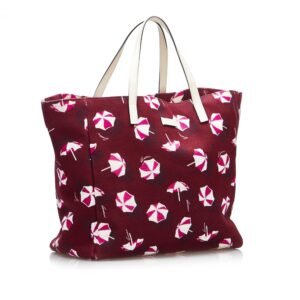 Gucci Printed Canvas Tote (SHG-stdQjI) | AlmaBagz