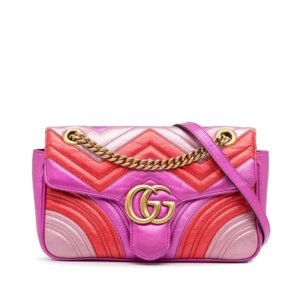 Gucci Small GG Marmont Matelasse Crossbody Bag (SHG-W03o10) | AlmaBagz