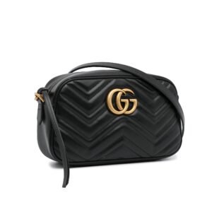 Gucci Small GG Marmont Matelasse Crossbody (SHG-B4BA9w) | AlmaBagz