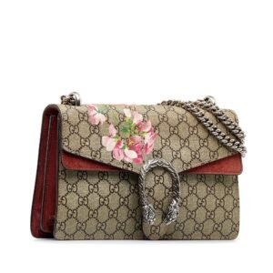 Gucci Small GG Supreme Blooms Dionysus Shoulder Bag (SHG-UM1oOs) | AlmaBagz