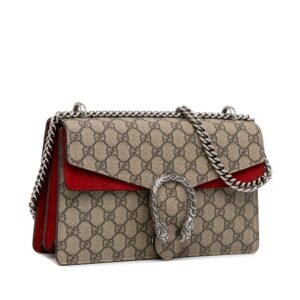 Gucci Small GG Supreme Dionysus Shoulder Bag (SHG-v7SDj4) | AlmaBagz