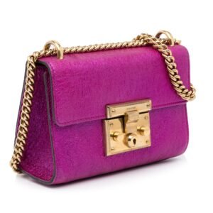Gucci Small Metallic Padlock Crossbody (SHG-vepPaF) | AlmaBagz