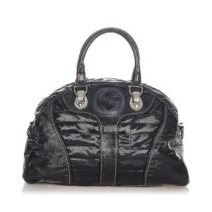 Gucci Snow Glam Leather Handbag | AlmaBagz
