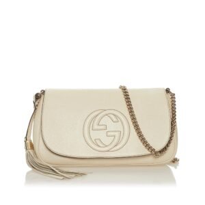 Gucci Soho Chain Leather Crossbody Bag | AlmaBagz