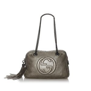 Gucci Soho Chain Leather Shoulder Bag | AlmaBagz