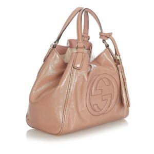 Gucci Soho Patent Leather Satchel (SHG-31946) | AlmaBagz