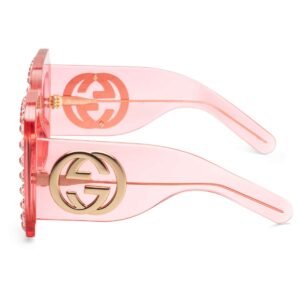 Gucci Square-Frame Acetate Sunglasses GG0145S-001 Women's | AlmaBagz