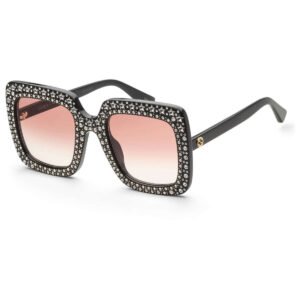 Gucci Square-Frame Acetate Sunglasses GG0148S-005 Women's | AlmaBagz