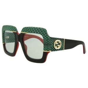 Gucci Square-Frame Acetate Sunglasses GG0484S-003 Women's | AlmaBagz
