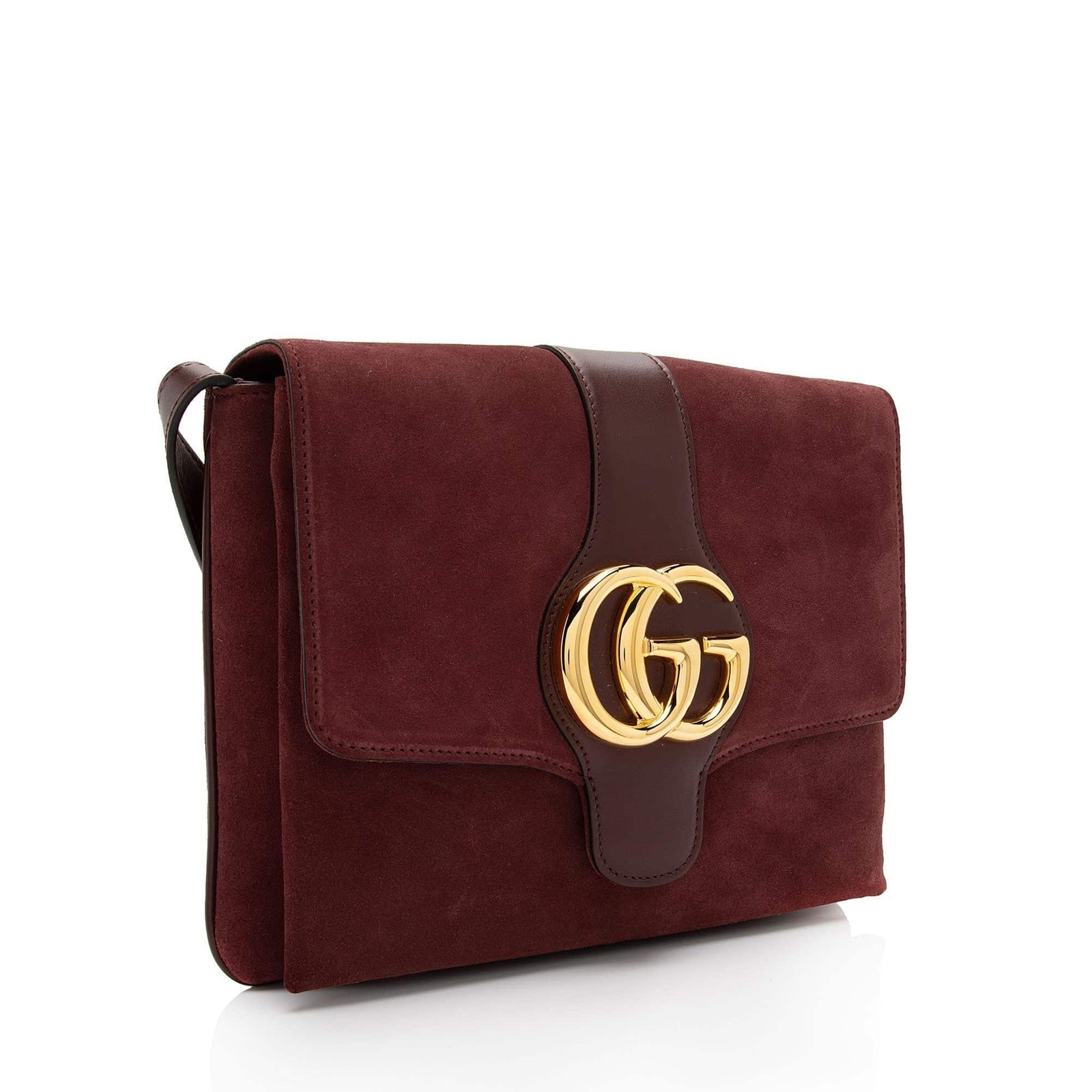Gucci Suede Arli Medium Shoulder Bag (SHF-JMmi1x) | AlmaBagz