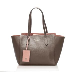 Gucci Swing Leather Tote Bag (SHG-13309) | AlmaBagz