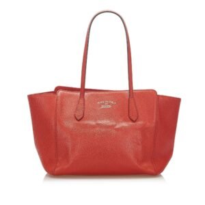 Gucci Swing Leather Tote Bag (SHG-17321) | AlmaBagz