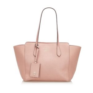 Gucci Swing Leather Tote Bag (SHG-18212) | AlmaBagz