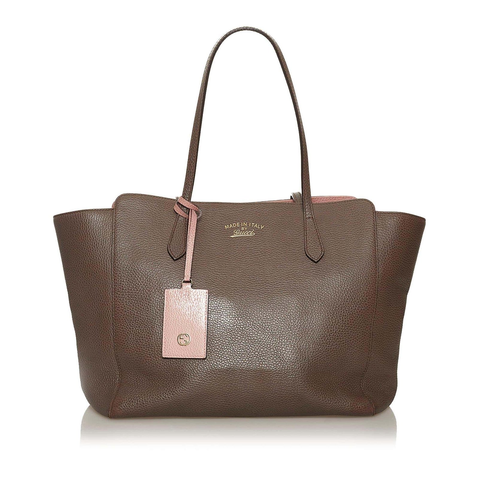 Gucci Swing Leather Tote Bag | AlmaBagz