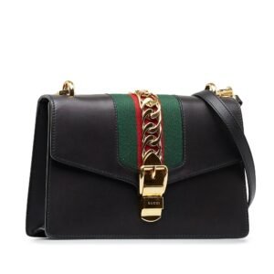 Gucci Sylvie Shoulder Bag (SHG-NFRbwn) | AlmaBagz