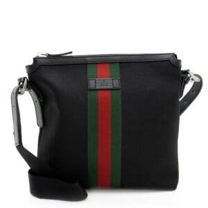 Gucci Techno Canvas Web Messenger Bag | AlmaBagz