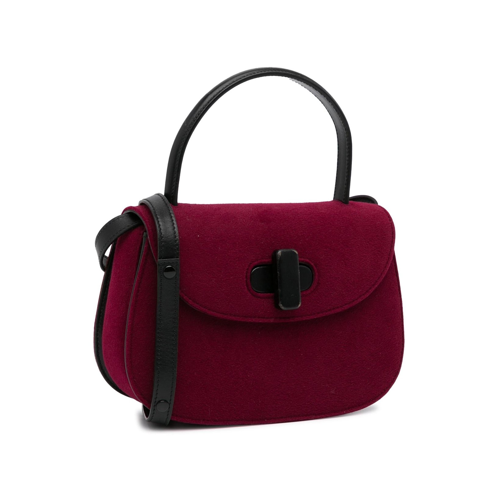 Gucci Velvet Twist Lock Satchel (SHG-LqJTBE) | AlmaBagz